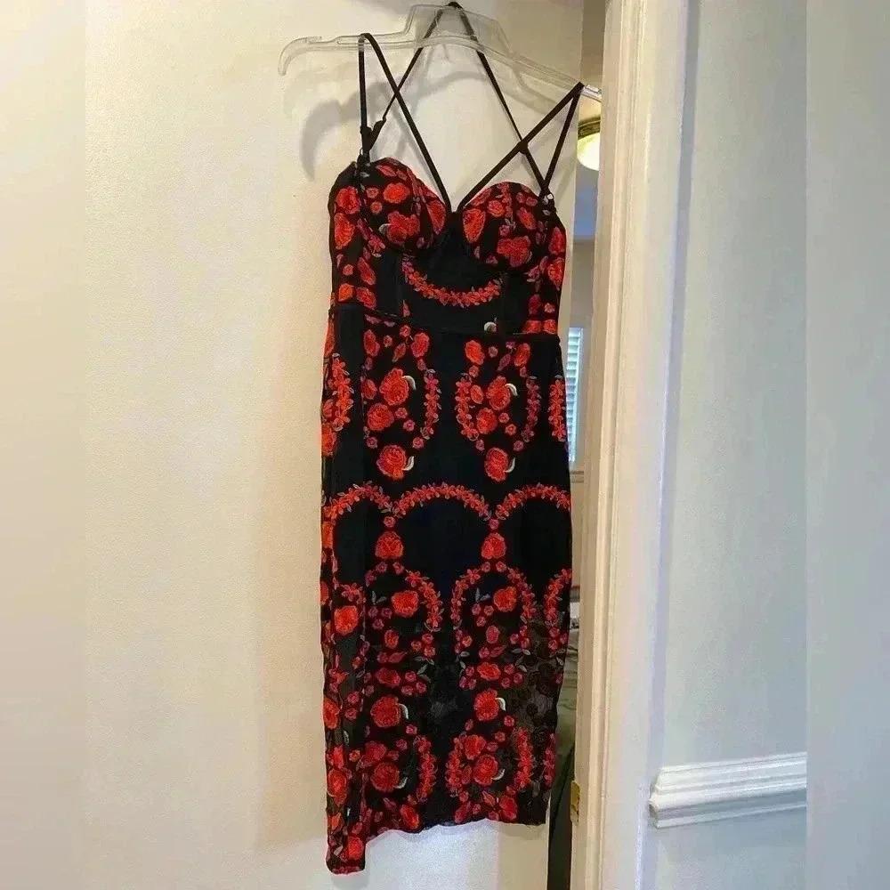 Nasty Gal Midi Dress Sz XS